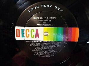 Bing Crosby : Home On The Range (LP)