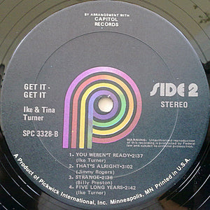 Ike & Tina Turner : Get It - Get It (LP, Album)