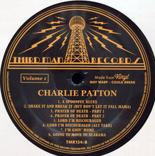 Laden Sie das Bild in den Galerie-Viewer, Charley Patton : Complete Recorded Works In Chronological Order Volume 1 (LP, Comp, RP)
