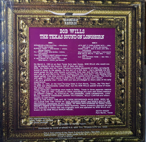 Bob Wills : The Texas Sound On Longhorn (LP, Album, Comp)
