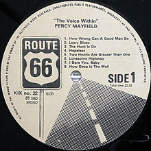 Load image into Gallery viewer, Percy Mayfield : The Voice Within (LP, Comp, Mono)
