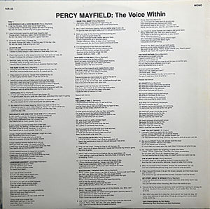 Percy Mayfield : The Voice Within (LP, Comp, Mono)