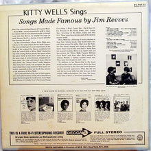 Charger l&#39;image dans la galerie, Kitty Wells : Songs Made Famous By Jim Reeves (LP, Album)
