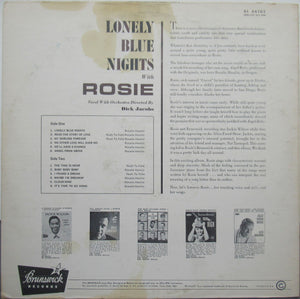 Rosie* : Lonely Blue Nights (LP, Album, Mono)