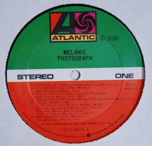 Melanie (2) : Photograph (LP, Album, RI )