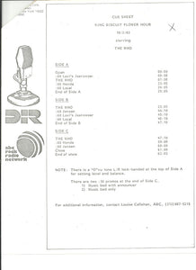 The Who : King Biscuit Flower Hour (LP, Transcription + LP, S/Sided, Transcription)