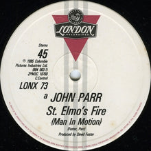 Laden Sie das Bild in den Galerie-Viewer, John Parr : St. Elmo&#39;s Fire (Man In Motion) (12&quot;, Single)
