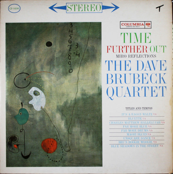 The Dave Brubeck Quartet : Time Further Out (Miro Reflections) (LP, Album, RE)