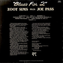 Load image into Gallery viewer, Zoot Sims Plus Joe Pass : Blues For 2 (LP, Album)
