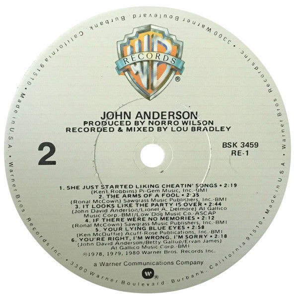 John Anderson (3) - John Anderson - LP