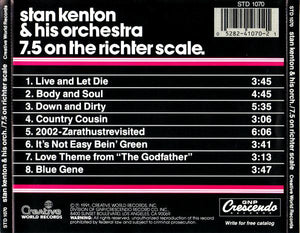 Stan Kenton & His Orchestra* : 7.5 On The Richter Scale. (CD, Album, RE)