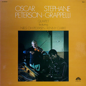 Oscar Peterson - Stephane Grappelli Quartet* Featuring Niels O.H. Pedersen* - Kenny Clarke : Oscar Peterson - Stéphane Grappelli Quartet Vol. 1 (LP, Album, Gat)
