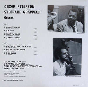 Oscar Peterson - Stephane Grappelli Quartet* Featuring Niels O.H. Pedersen* - Kenny Clarke : Oscar Peterson - Stéphane Grappelli Quartet Vol. 1 (LP, Album, Gat)