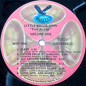 Little Willie John : Free At Last (2xLP, Comp)