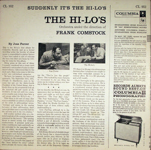 The Hi-Lo's : Suddenly It's The Hi-Lo's (LP, Album)