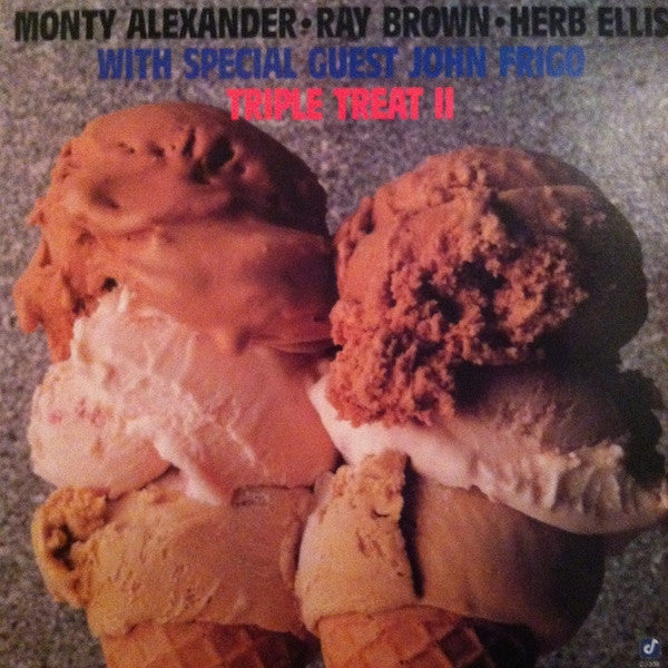 Monty Alexander, Ray Brown, Herb Ellis With Special Guest John Frigo : Triple Treat II (LP, Album)