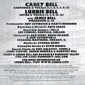 Carey Bell & Lurrie Bell : Second Nature (CD, Album)