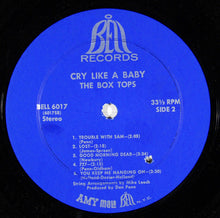 Load image into Gallery viewer, The Box Tops* : Cry Like A Baby (LP, Album)
