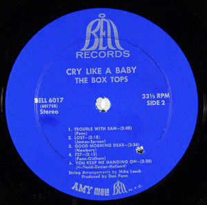 The Box Tops* : Cry Like A Baby (LP, Album)