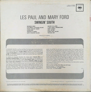 Les Paul & Mary Ford : Swingin' South (LP, Mono, Promo)