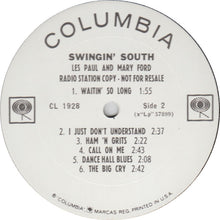 Load image into Gallery viewer, Les Paul &amp; Mary Ford : Swingin&#39; South (LP, Mono, Promo)
