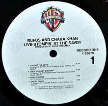 Load image into Gallery viewer, Rufus And Chaka Khan* : Live - Stompin&#39; At The Savoy (2xLP, Album, All)
