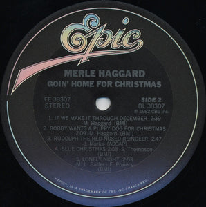Merle Haggard : Goin' Home For Christmas (LP, Album)