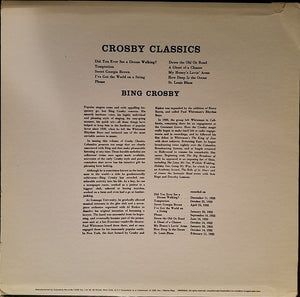 Bing Crosby : Crosby Classics (LP, Comp, Mono, RE)
