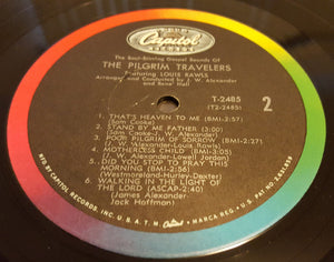 The Pilgrim Travelers Featuring Lou Rawls : The Soul Stirring Gospel Sounds Of The Pilgrim Travelers Featuring Lou Rawls  (LP, Mono, RE)