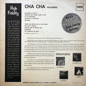 Al Stefano And His Trio : Cha Cha Favorites (LP, Album, Mono)