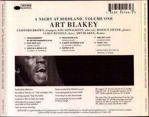 Art Blakey Quintet : A Night At Birdland, Volume One (CD, Album, RE, RM)
