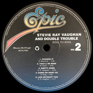 Stevie Ray Vaughan And Double Trouble* : Soul To Soul (LP, Album, RE, 180)
