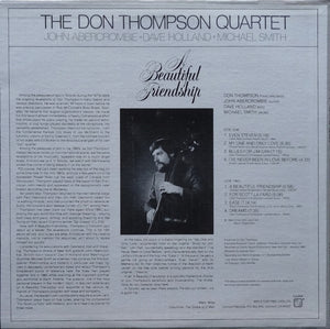 The Don Thompson Quartet : A Beautiful Friendship (LP)