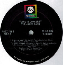 Load image into Gallery viewer, James Gang : Live In Concert (LP, Album, RP)
