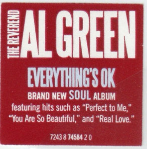 The Reverend Al Green* : Everything's OK (CD, Album)