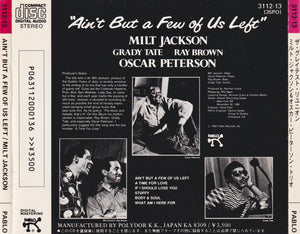 Milt Jackson : Ain't But A Few Of Us Left (CD, Album)