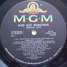 Load image into Gallery viewer, Eartha Kitt : Bad But Beautiful (LP, Album, MGM)
