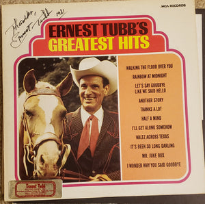 Ernest Tubb : Ernest Tubb's Greatest Hits (LP, Comp, RE)