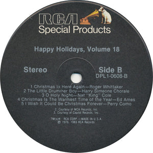 Various : True Value Happy Holidays Volume 18 (LP, Comp)