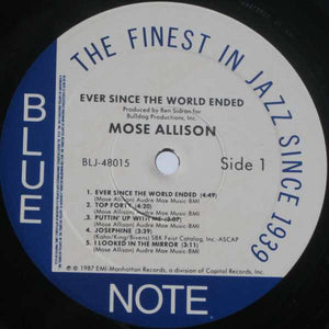 Mose Allison : Ever Since The World Ended (LP, Album)