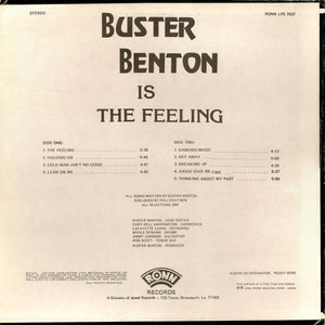 Buster Benton : Is The Feeling (LP)