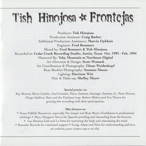 Tish Hinojosa : Frontéjas (CD, Album)