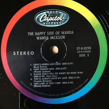 Charger l&#39;image dans la galerie, Wanda Jackson : The Happy Side Of Wanda (LP, Album, Club)
