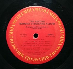 Barbra Streisand : The Second Barbra Streisand Album (LP, Album, RE)