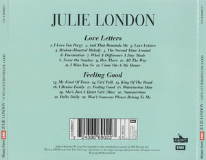 Julie London : Love Letters / Feeling Good (CD, Comp, RM)