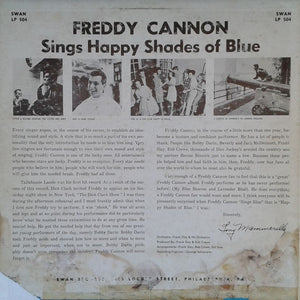 Freddy Cannon : Sings Happy Shades Of Blue (LP, Album)