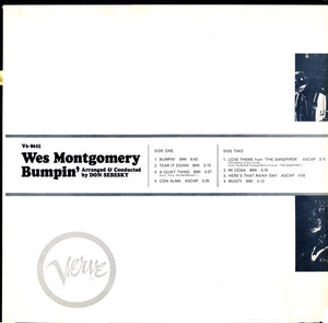 Wes Montgomery : Bumpin' (LP, Album, RP, Gat)