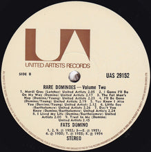 Laden Sie das Bild in den Galerie-Viewer, Fats Domino : Rare Dominos Volume Two (LP, Comp)
