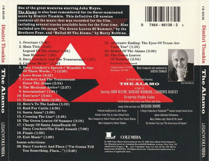 Dimitri Tiomkin : The Alamo (In Todd-AO) (CD, Album)