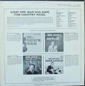 Hank Locklin : The Best Of Hank Locklin (LP, Album, Comp)